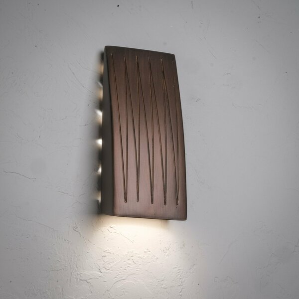 Luxury Lighting Slender Ceramic Wall Light, Antique Copper Finish ADA-0514W Acop-7